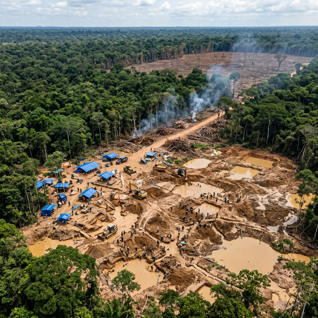 El crimen organizado acelera el colapso de la Amazonas, advierte informe internacional