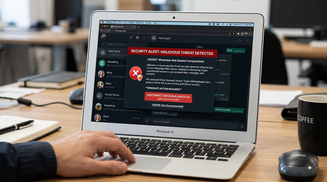 Alertan sobre malware que afecta conversaciones de WhatsApp y abre la puerta a ataques informáticos